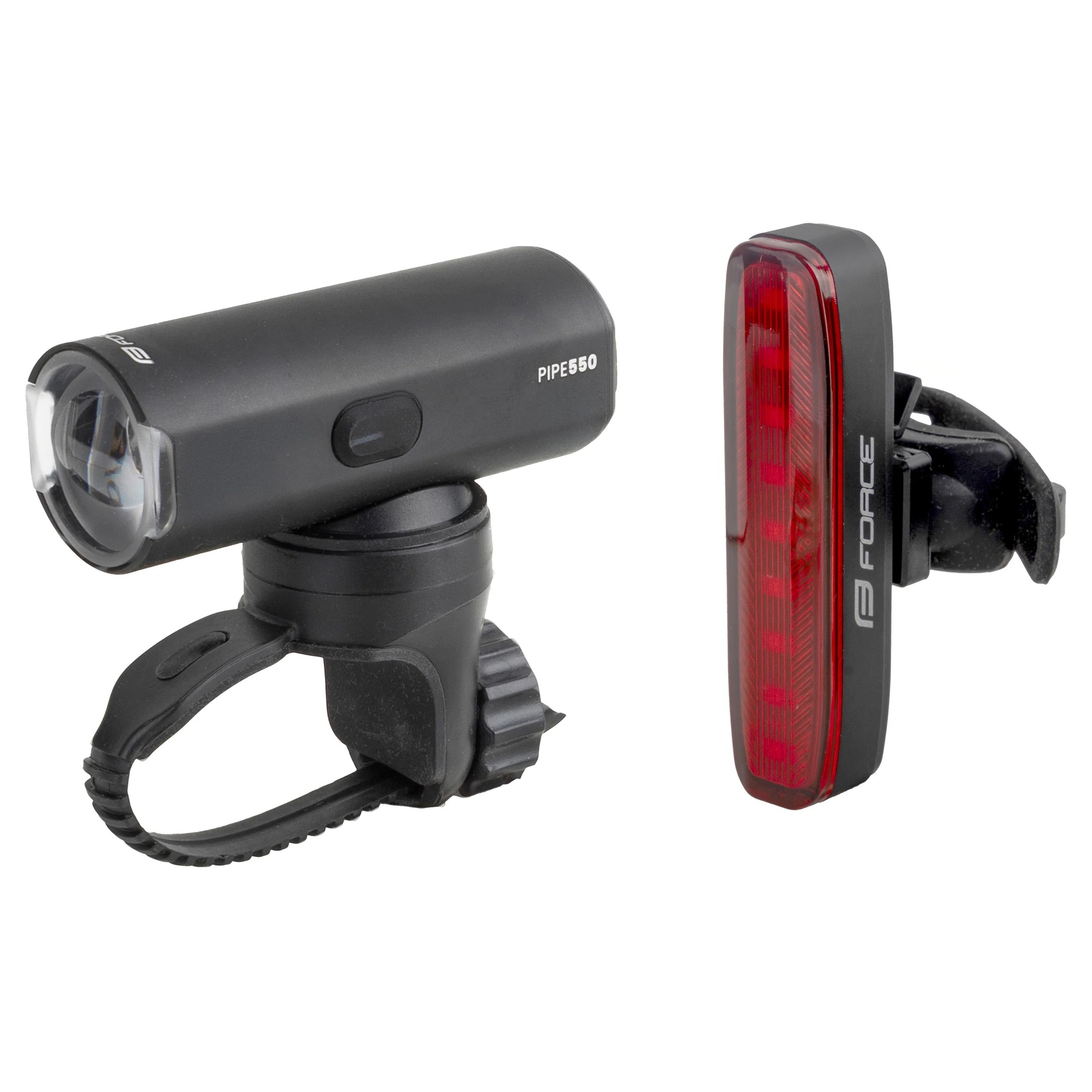 Lumini Force Pipe Usb Fata/Spate Set