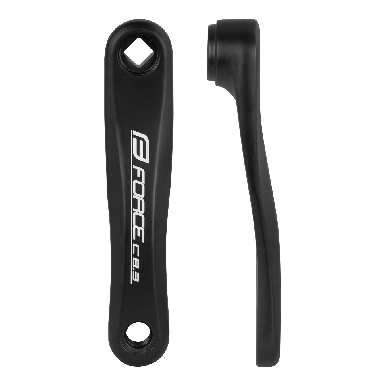 Brat Pedalier Stanga Force C8.3 Al Black-152mm