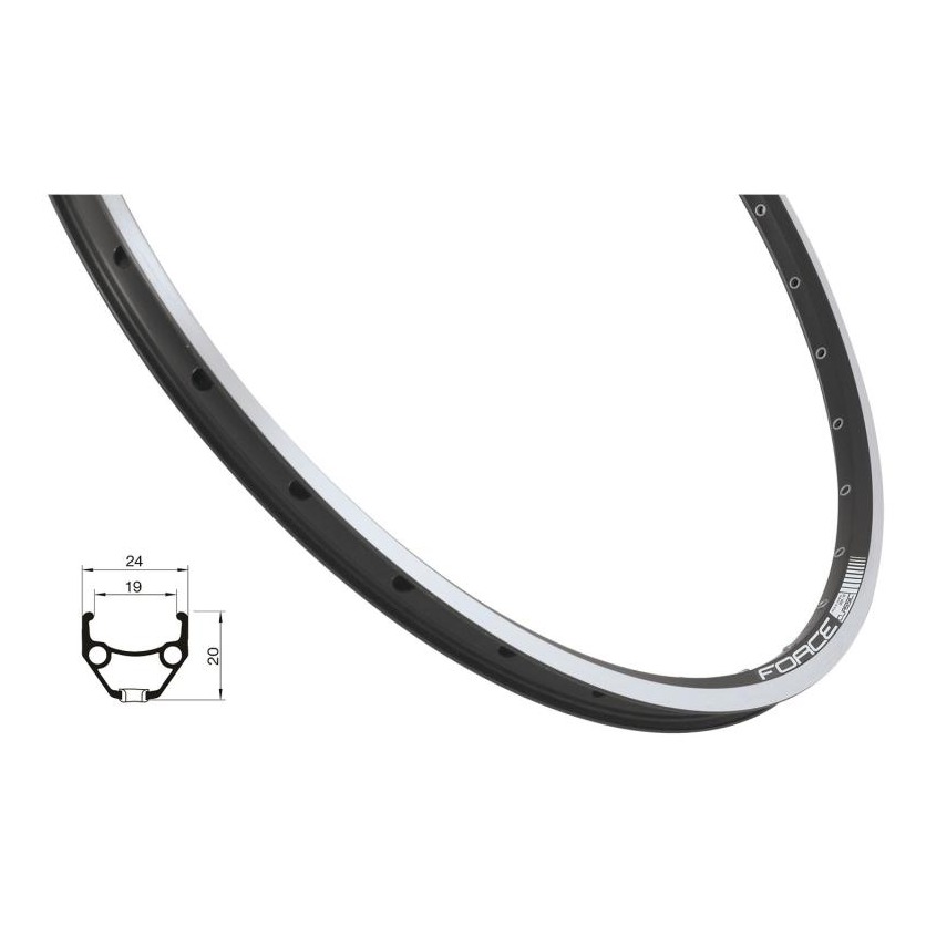 JANTA FORCE CLASSIC 26INCH 559X19 32SH Negru