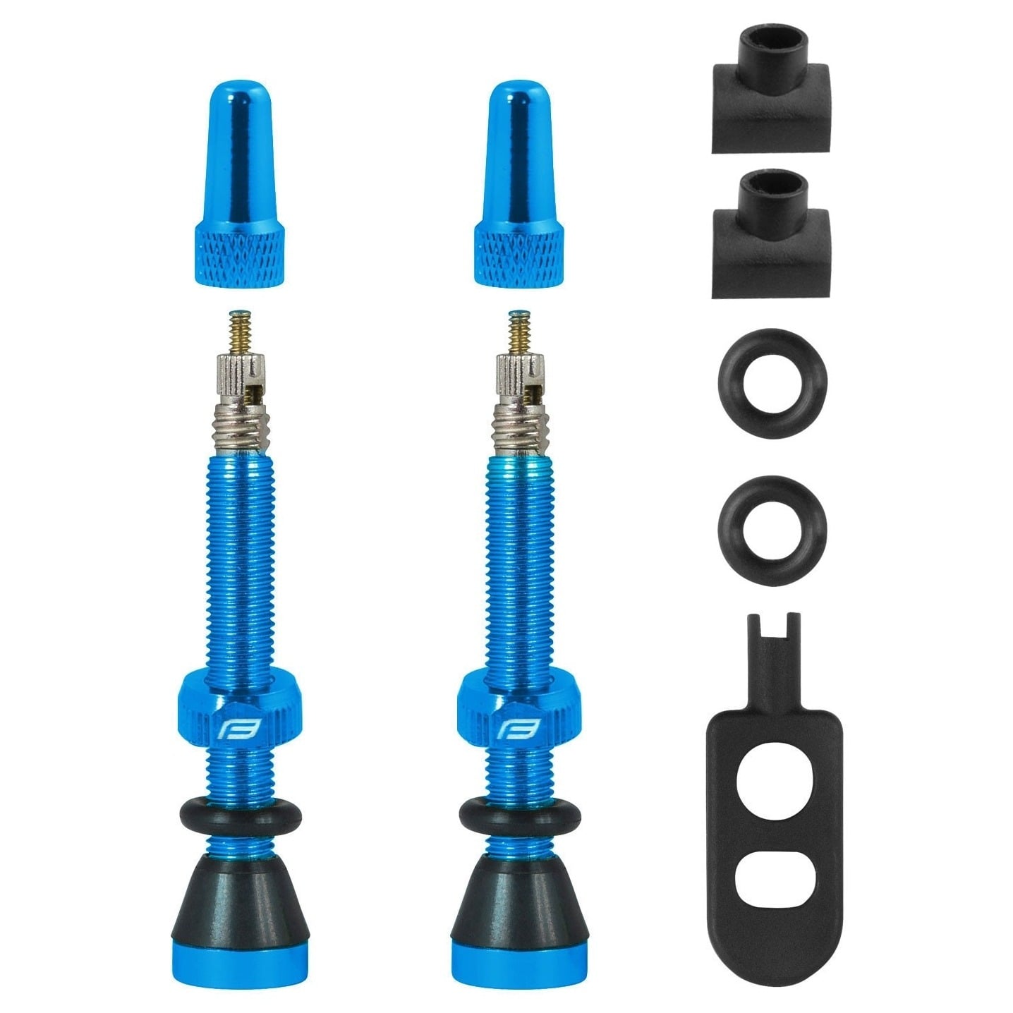 Set Valve Tubeless Force 2Xfv 44Mm Albastre