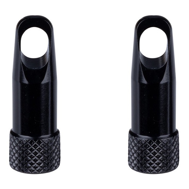 Set Capace Force Pentru Valve Tubeless Presta Cu Instrument Pentru Miezul Supapei Negre