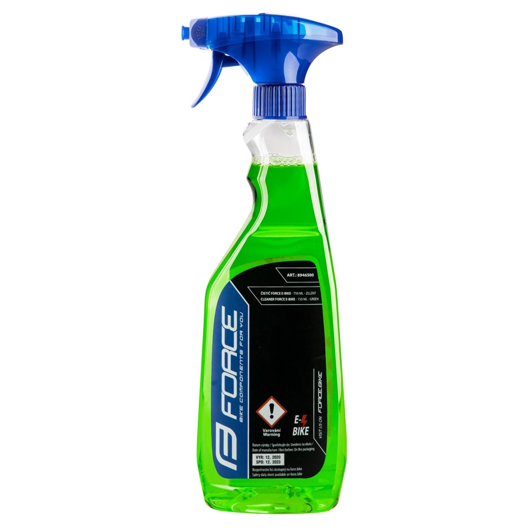Solutie Curatare Force E-Bike Cu Pulverizator Verde 750Ml