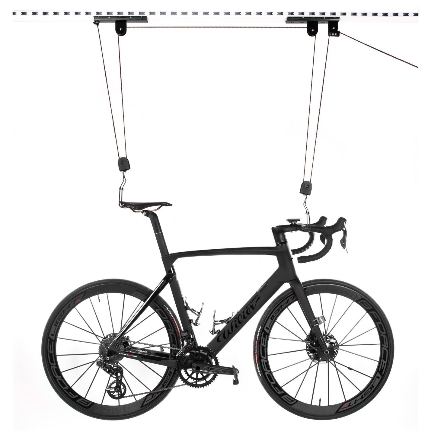 Suport Tavan Bicicleta Force Lifty Negru Negru