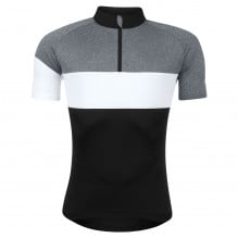 Bluza Ciclism Force View Maneci Scurte Negru/Gri/Alb-M