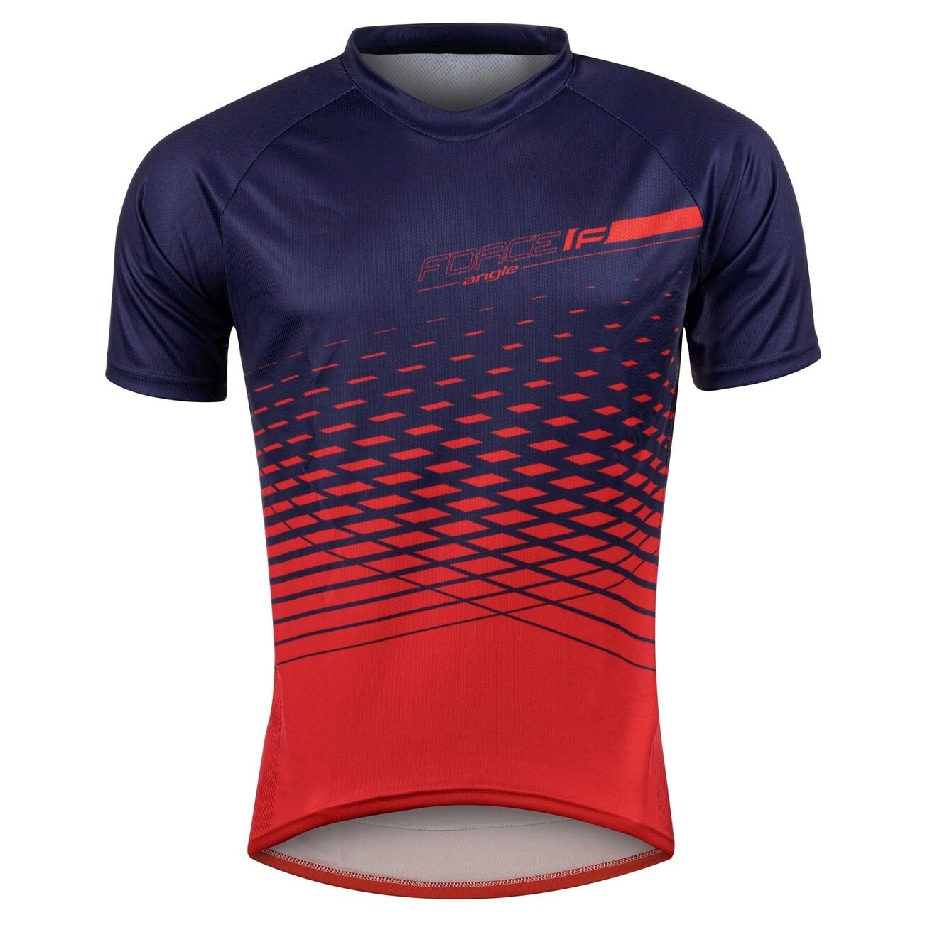 Tricou Ciclsim Force Mtb Angle Albastru Rosu-L