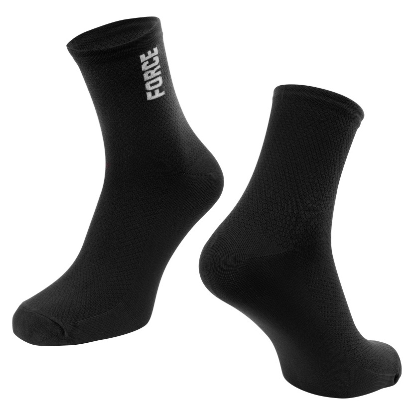 Sosete Force Colour Scurte Negru L/Xl (42-46)