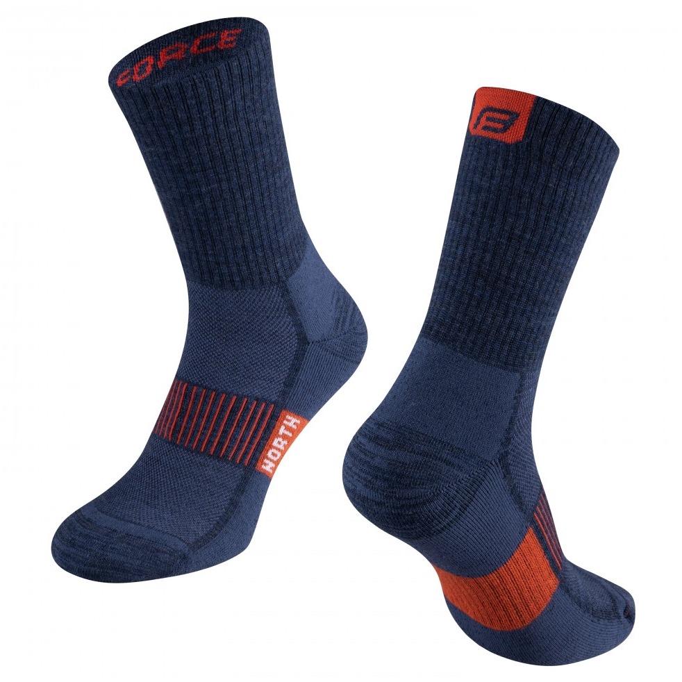Sosete Force North Blue-Orange-36-41