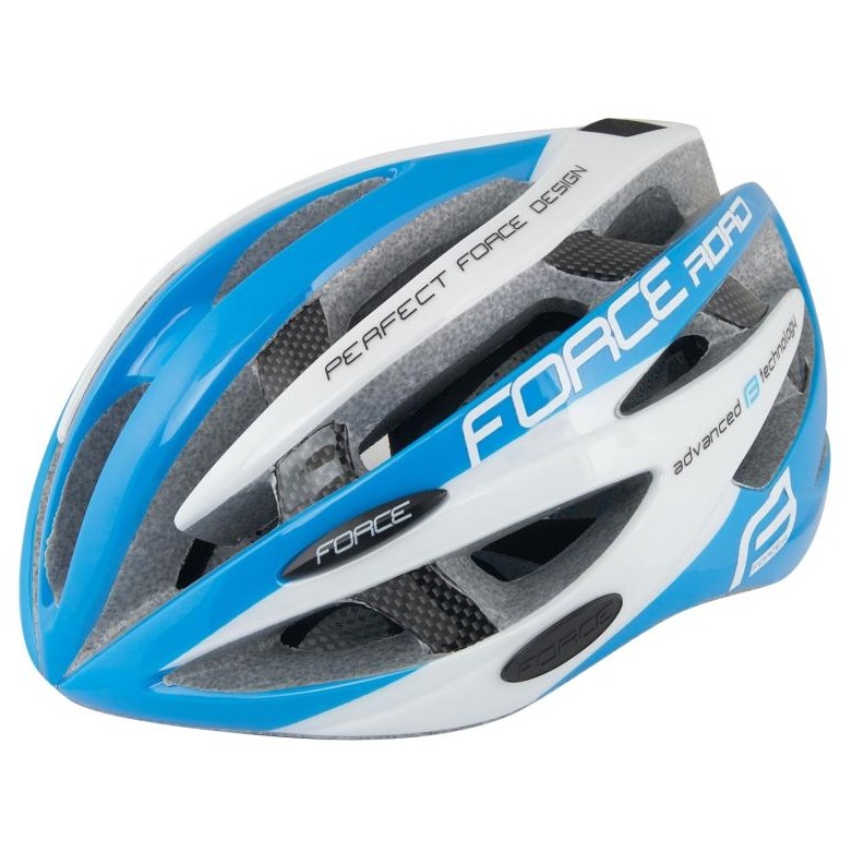 Casca Force Road Albastru/Alb S/M (54-58Cm)