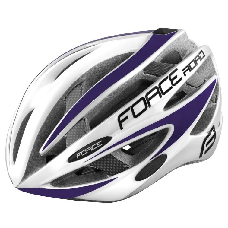 Casca Force Road, Alb/Violet S/M (54-58Cm)
