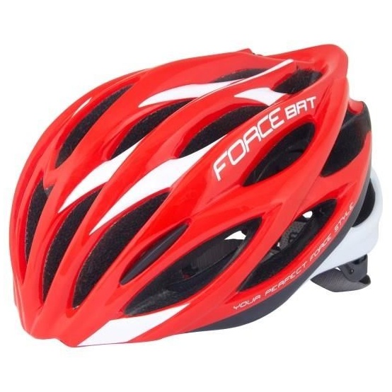 Casca Force Bat Rosu/Alb Rosu/Alb L/Xl (57-61Cm)