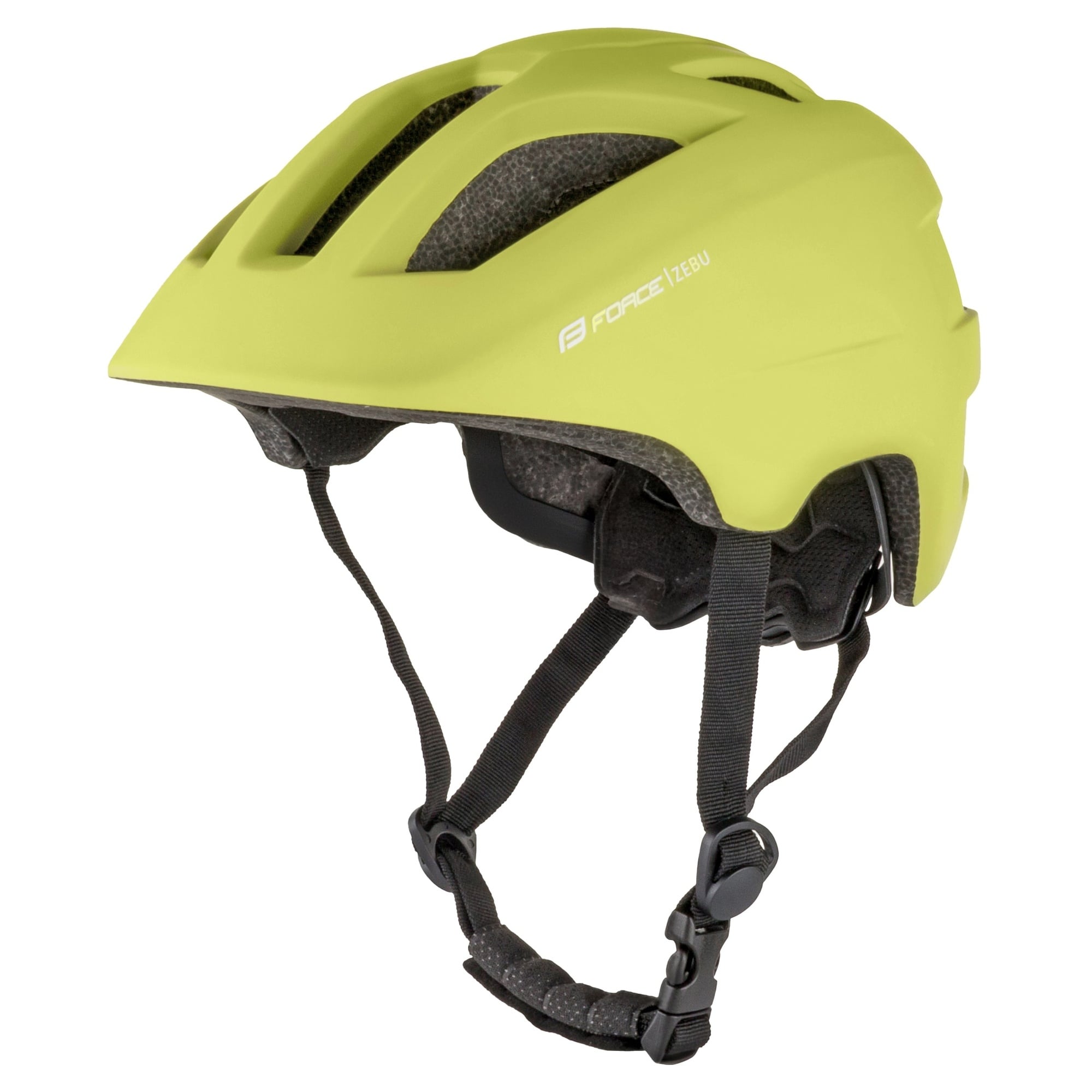 Casca Force Zebu Cu Lumina Lime-S