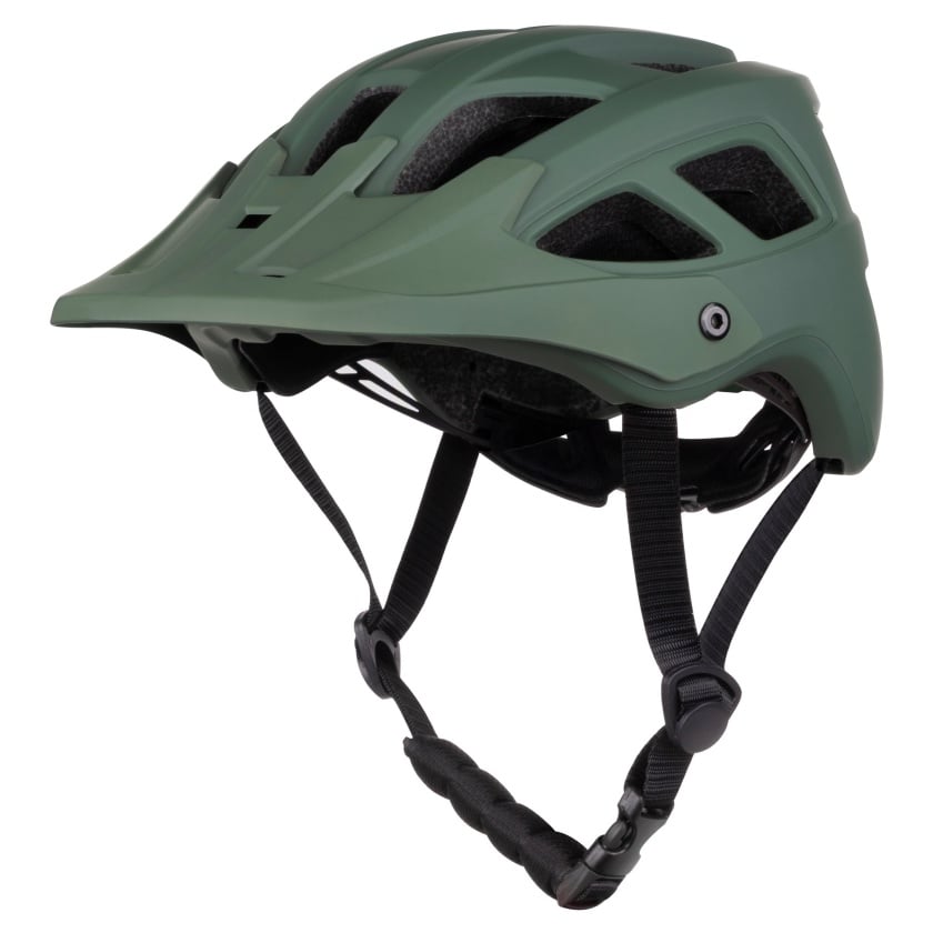 Casca Force Ibex Mtb Black Matt-55-59 cm-Verde