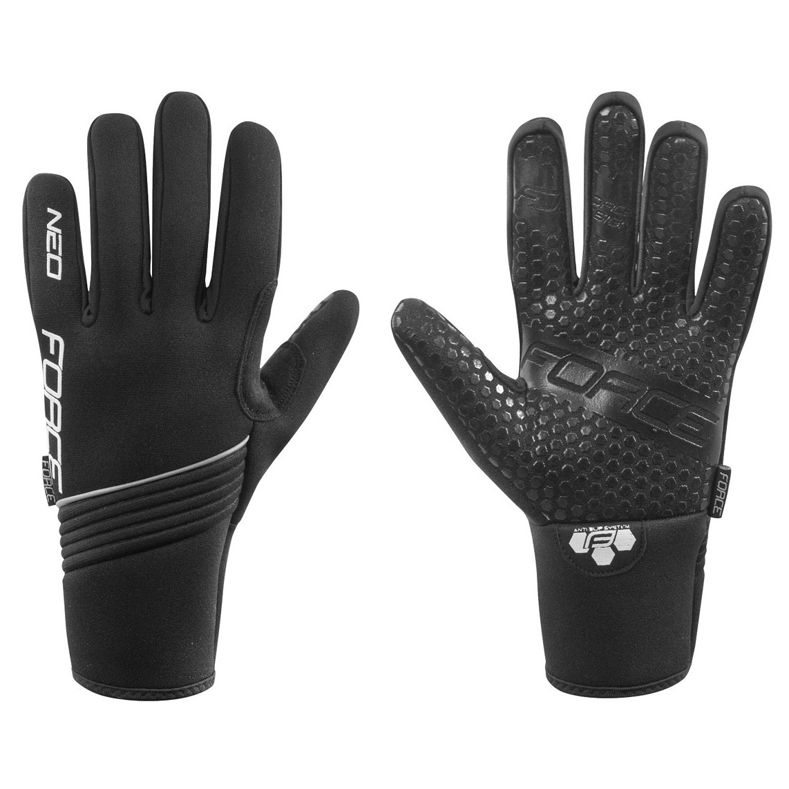 Manusi Neopren Iarna Force Neo Negre-S