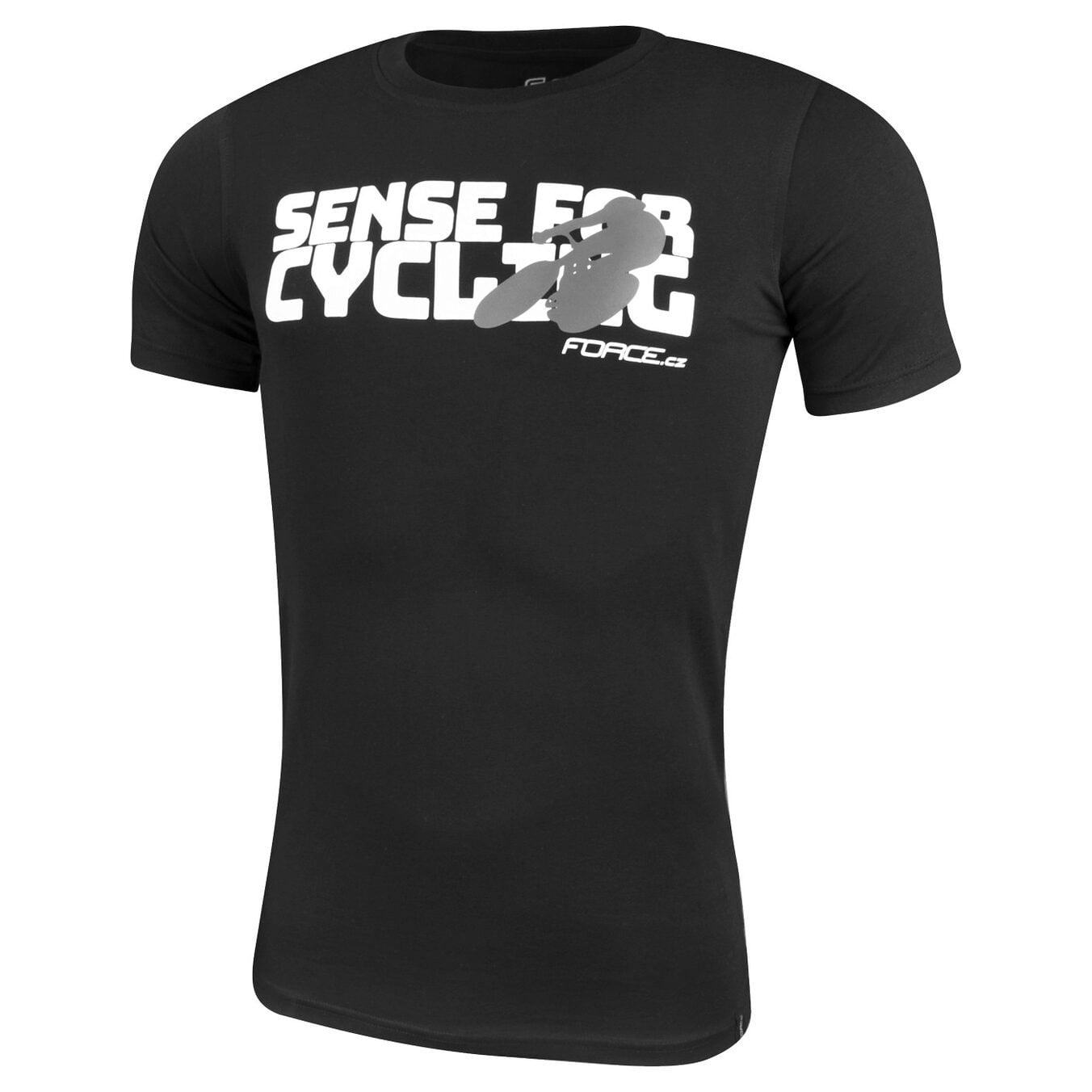 Tricou Force Sense Negru Alb-M