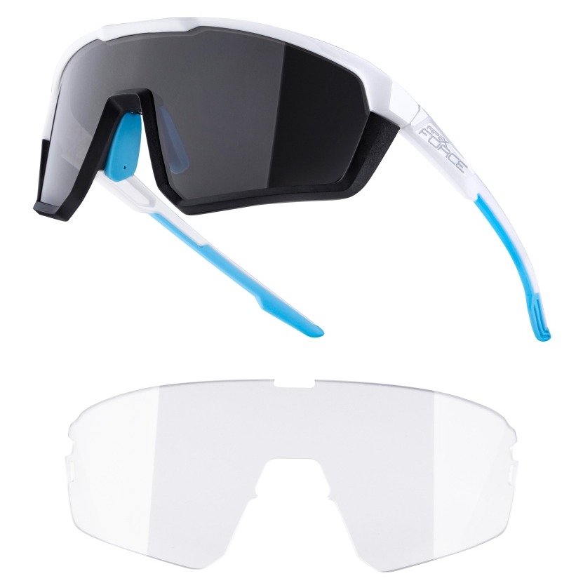 Ochelari Force Apex Alb/Gri Lentila Photocmratica