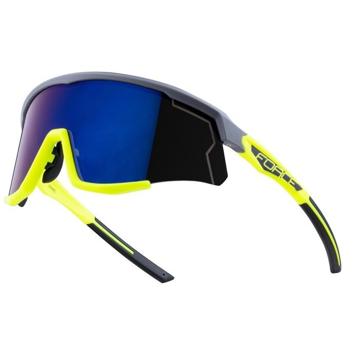 Ochelari Force Sonic Gri/Fluo Lentila Albastra Oglinda