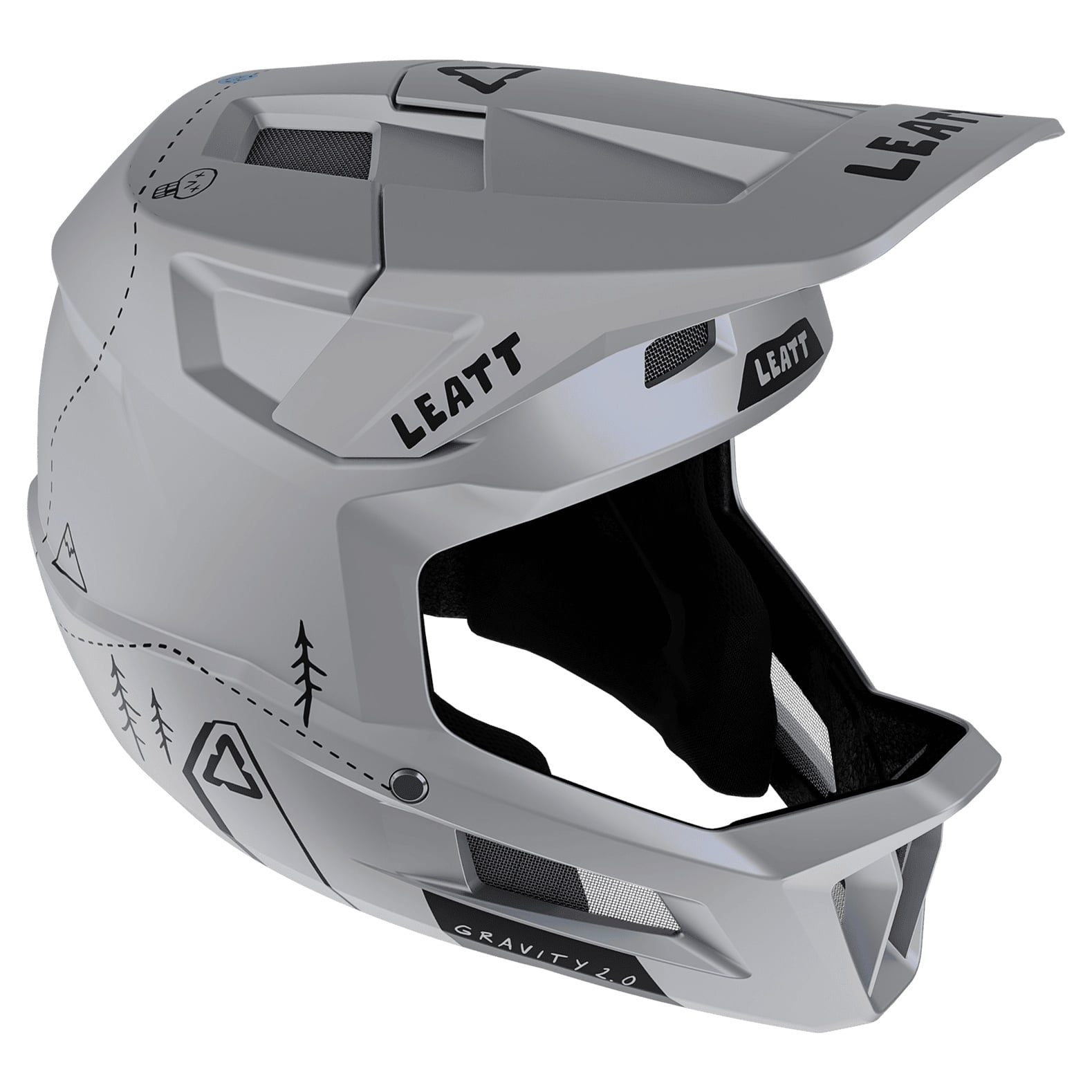 Casca Leatt Mtb Gravity 2.0 Grey-57-58 cm