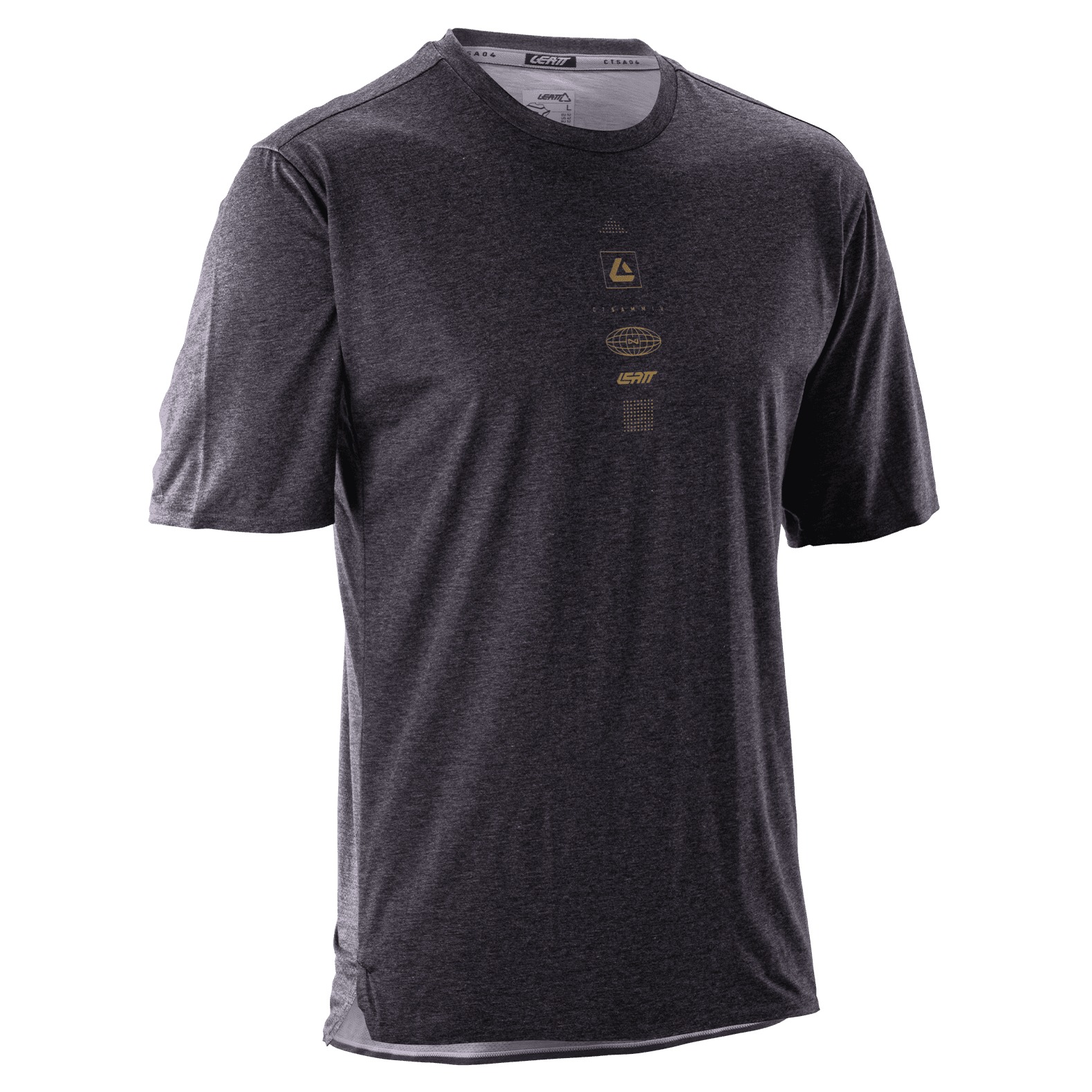 Tricou Leatt Mtb Trail 4.0 Ghost Black-S