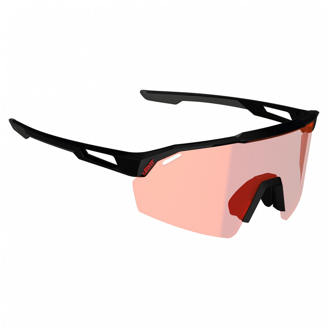 Ochelari Leatt Speedviz Lite Satin Black Iriz 13 Vlt Lentila Cryztal Red