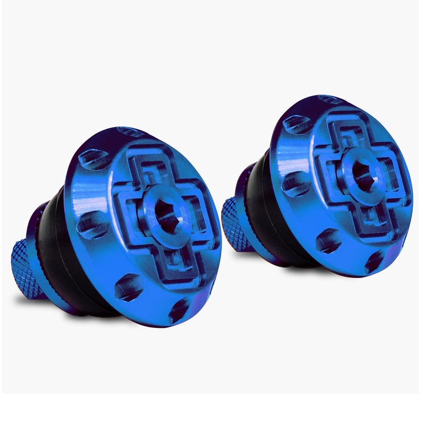 DOPURI DE GHIDON MUC-OFF DISCO BAR END PLUGS-Albastru