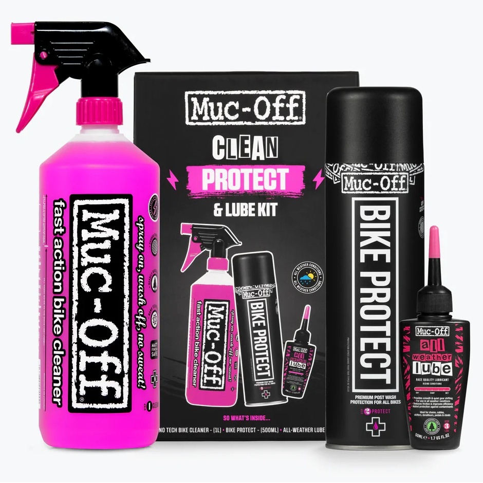 Kit Intretinere Muc-Off Clean Protect And All Weather Lube Set