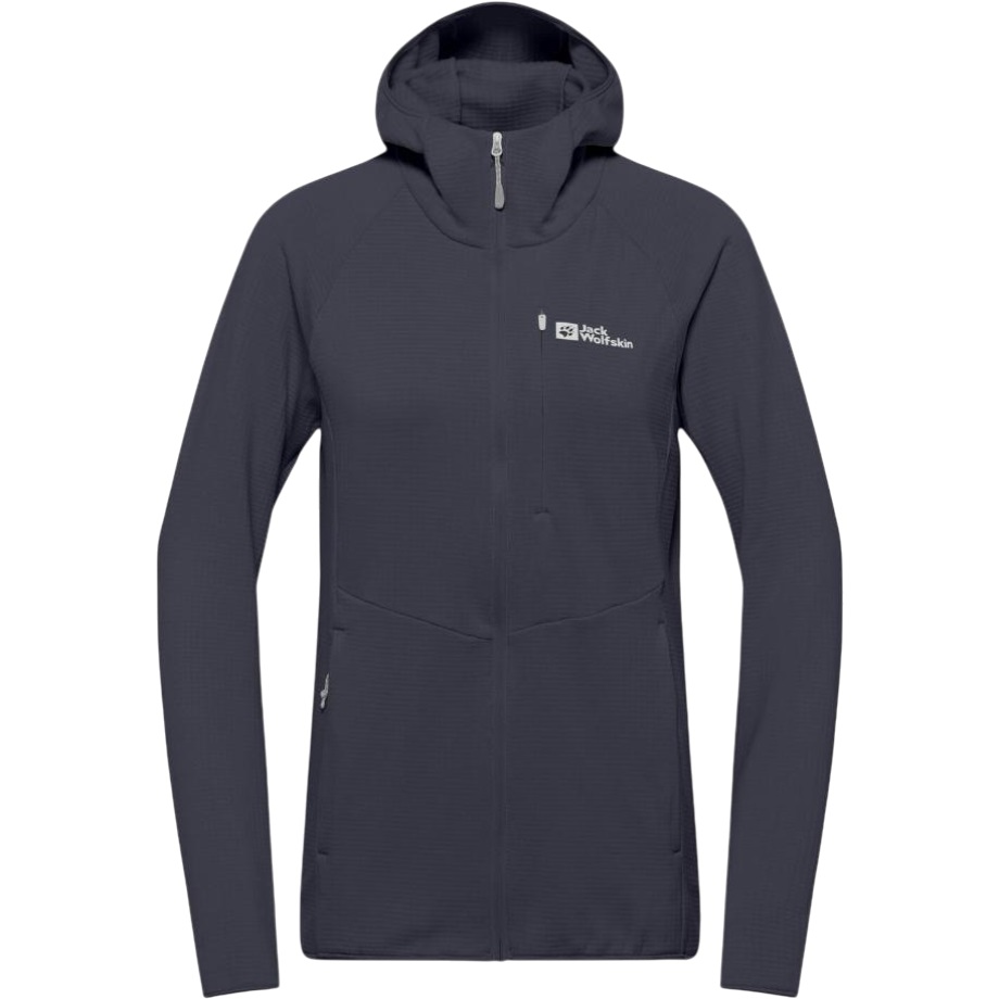 Fleece dama Jack Wolfskin Kolbenberg Hooded FZ SS 2026-Bleumarin-S