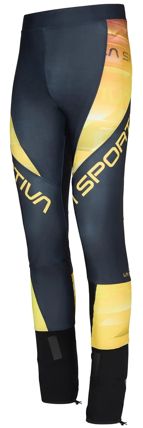 Pantaloni barbati La Sportiva Stratos V Racing-Negru/Galben-S
