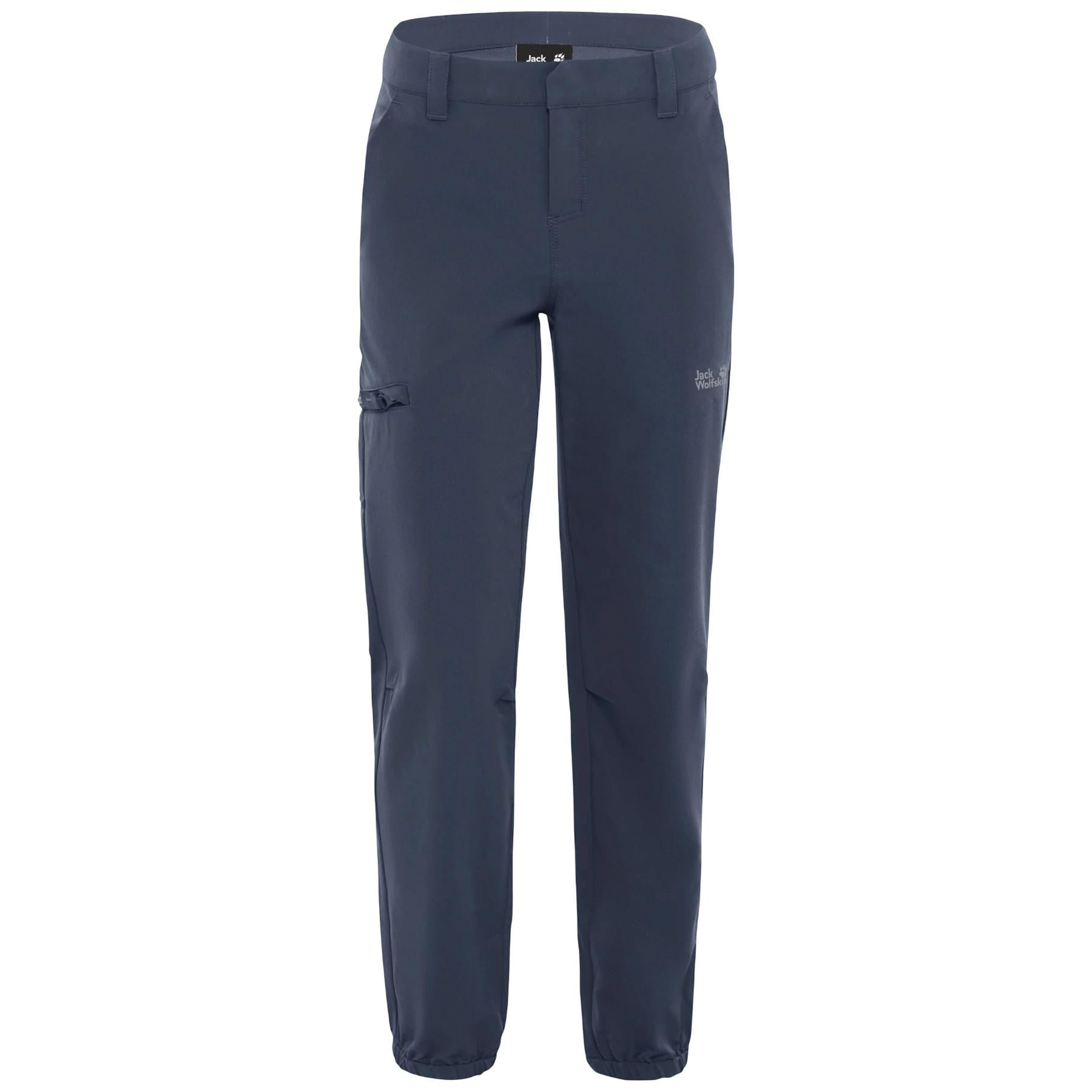 Pantaloni trekking copii Jack Wolfskin Turbulence SS 2026-Bleumarin-116