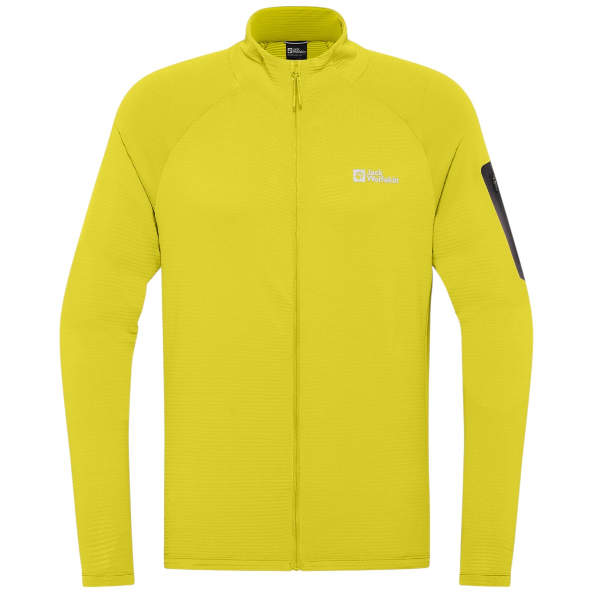 Fleece barbati Jack Wolfskin Prelight FZ-Galben-S
