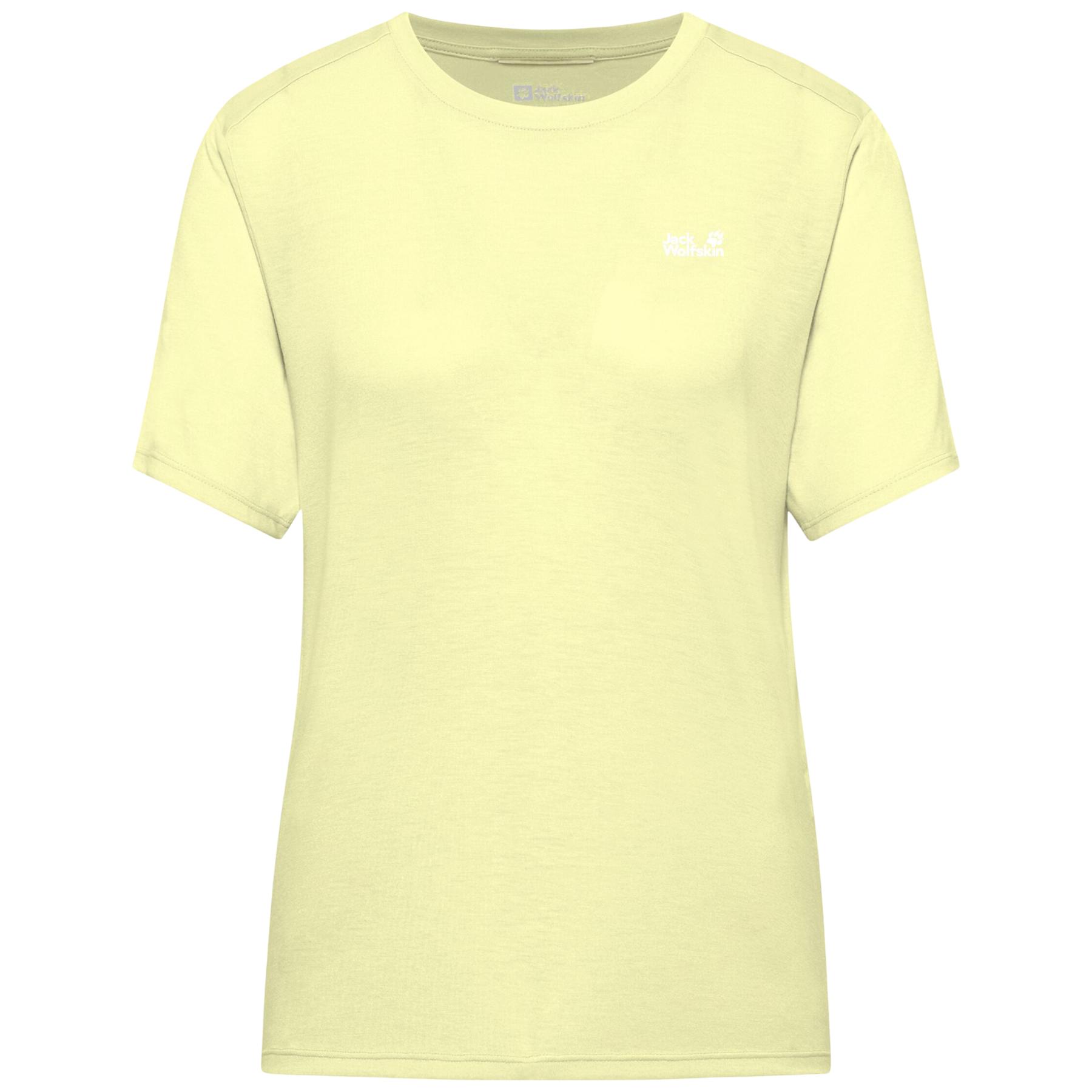 Tricou dama Jack Wolfskin Vonnan SS 2026-Galben-XS
