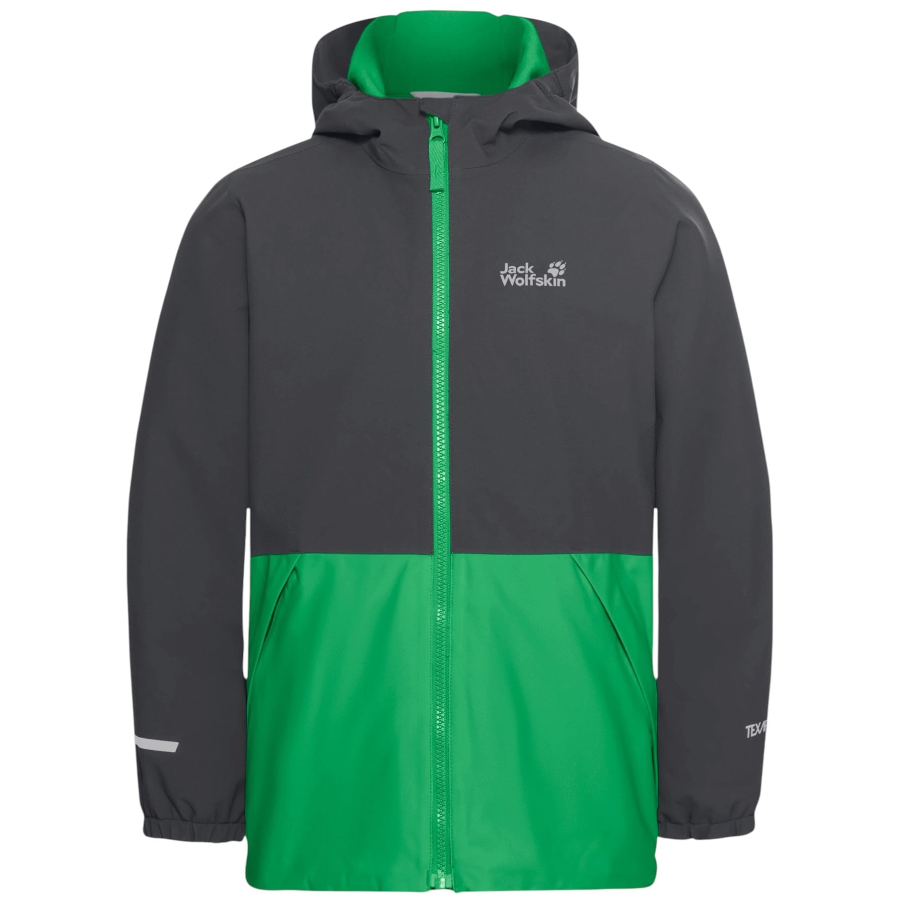 Jacheta copii Jack Wolfskin Snow Days FW 2025-Gri/Verde-128