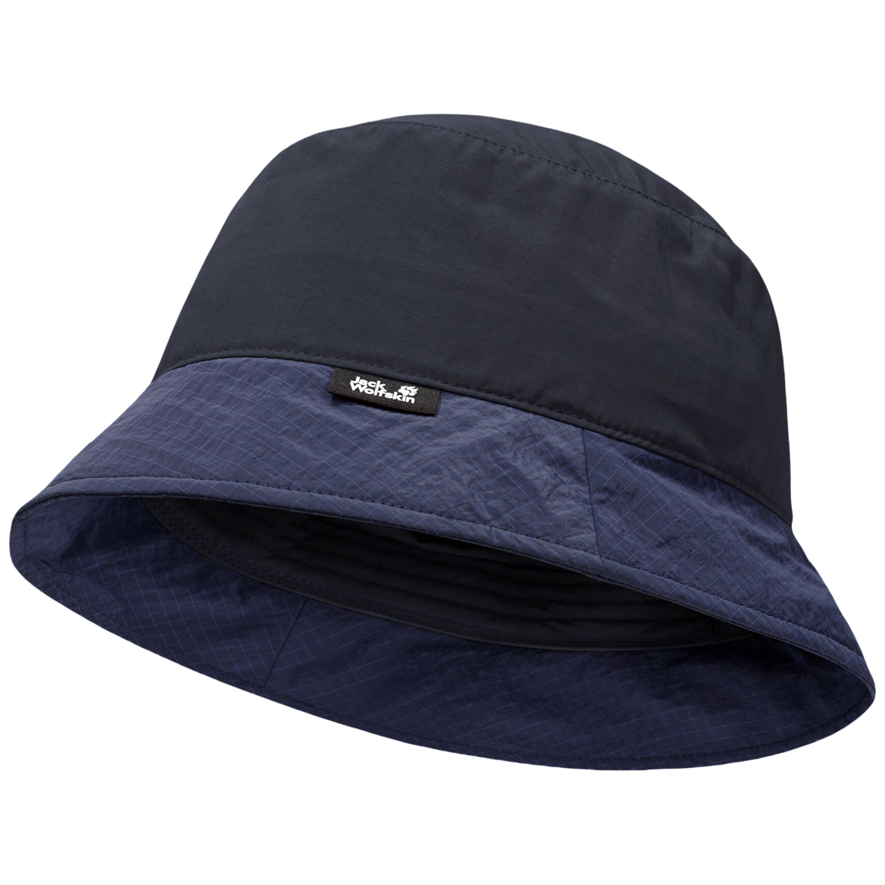 Palarie copii Jack Wolfskin Wildself Bucket SS 2026-Bleumarin-S