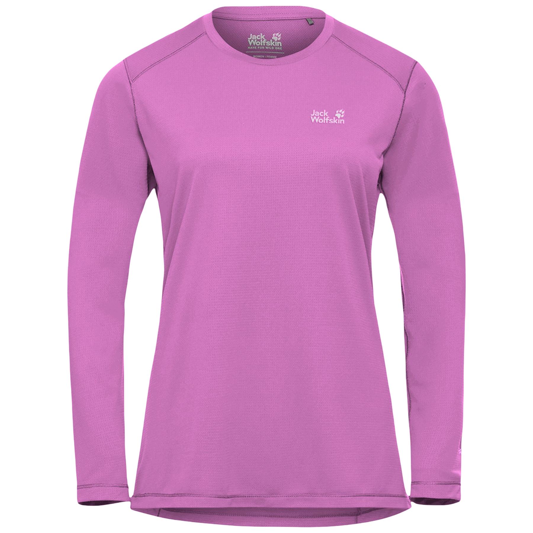Bluza dama Jack Wolfskin Prelight Suncool SS 2026-Roz-XS