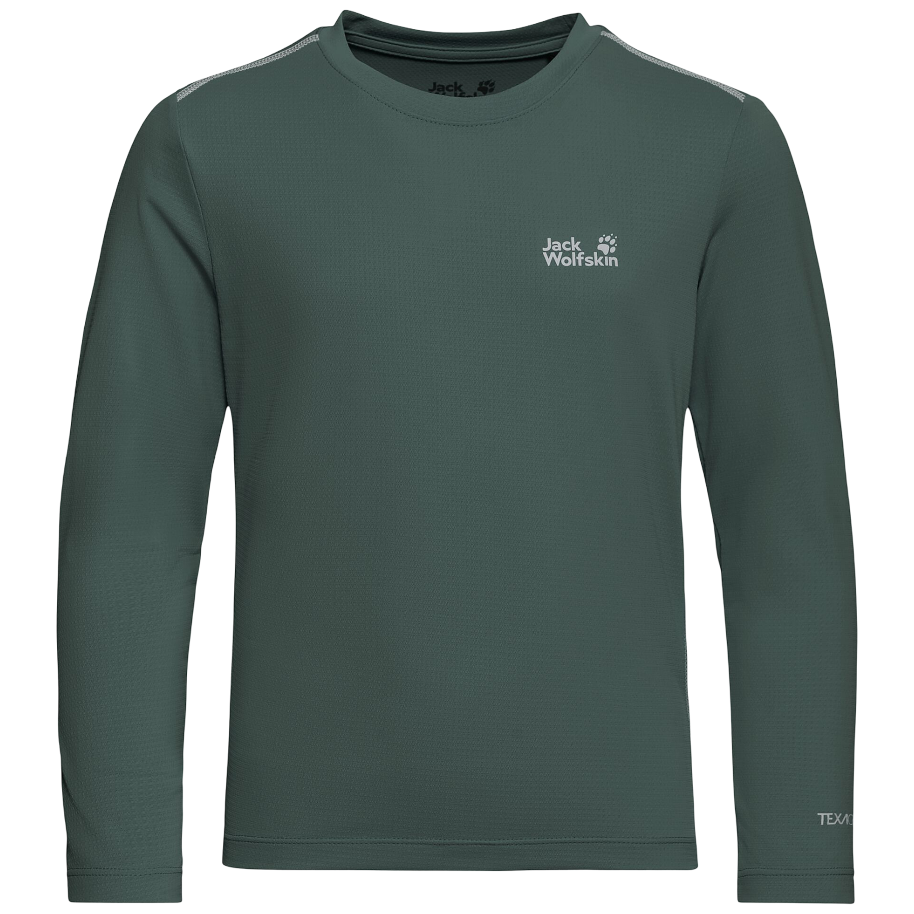 Bluza copii Jack Wolfskin Flare SS 2026-Verde Inchis-116