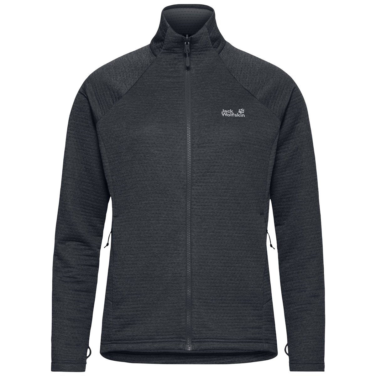 Fleece dama Jack Wolfskin Anytrail Fz-Gri Inchis-XS