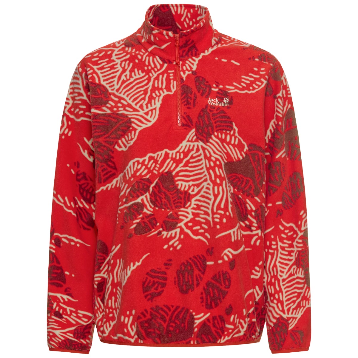Fleece dama Jack Wolfskin Paq Era 100 Print HZ FW 2026