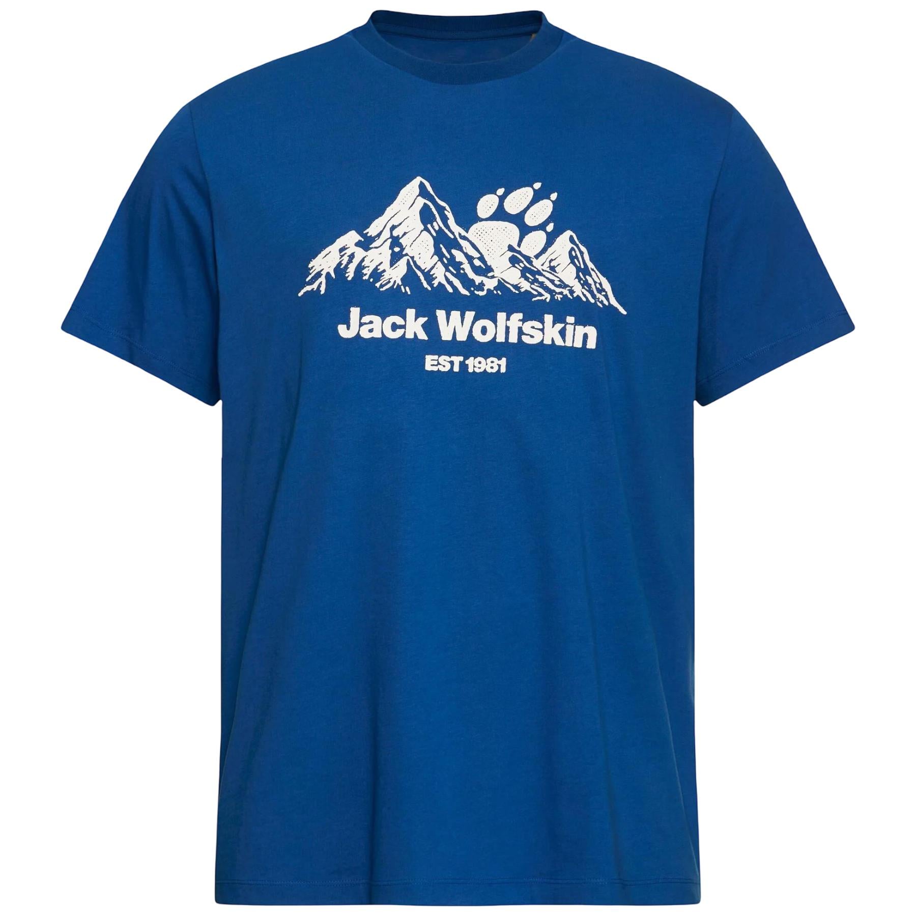Tricou barbati Jack Wolfskin Carefree SS 2026-Albastru-S