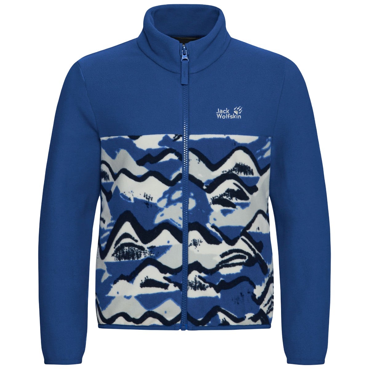 Fleece copii Jack Wolfskin Paw Era 100 Print Fz