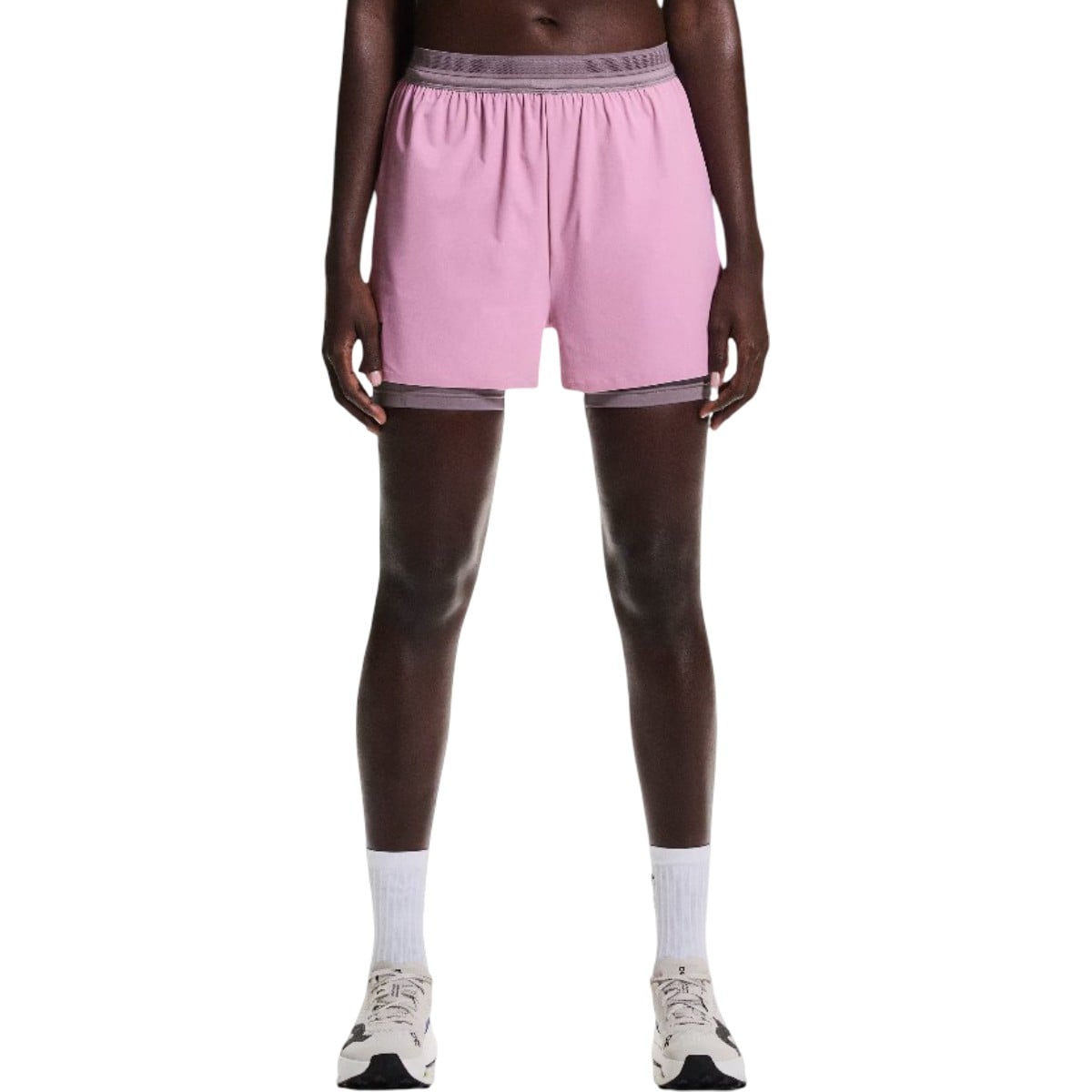 Pantaloni scurti dama ON 3" Performance 2/1 SS 2026-Roz-L