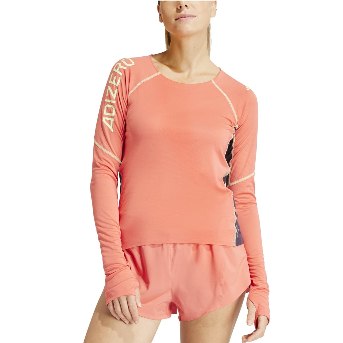 Bluza alergare dama Adidas Ekiden-Roz-L