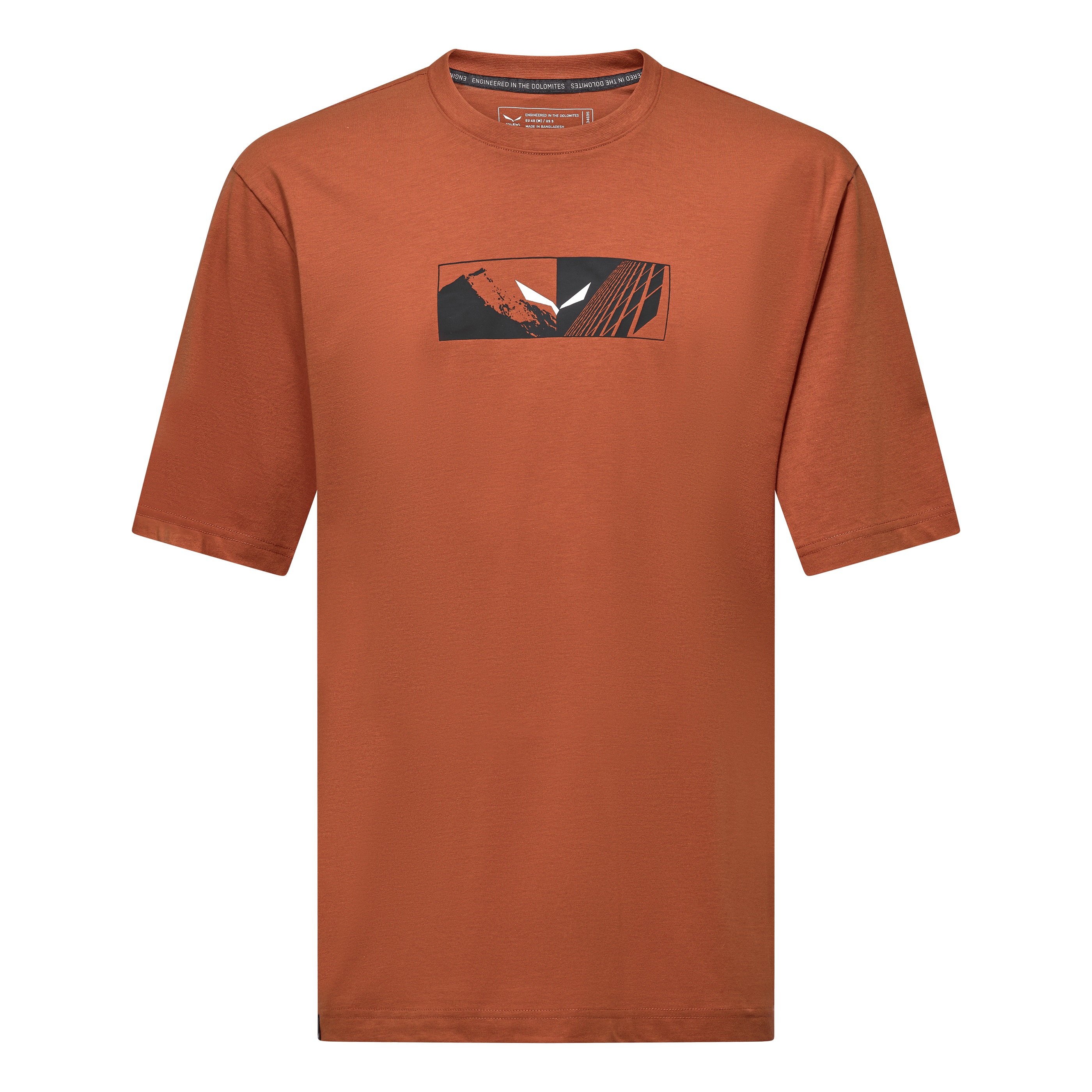 Tricou barbati Salewa Eagle Hybrid Loose-Portocaliu-46/S