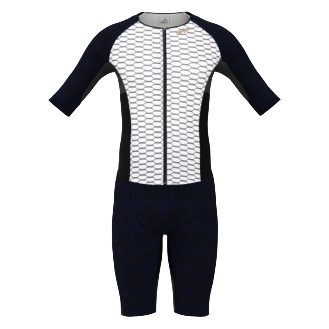 Costum triatlon barbati Sailfish Aerosuit Pro 3-Negru/Alb-S