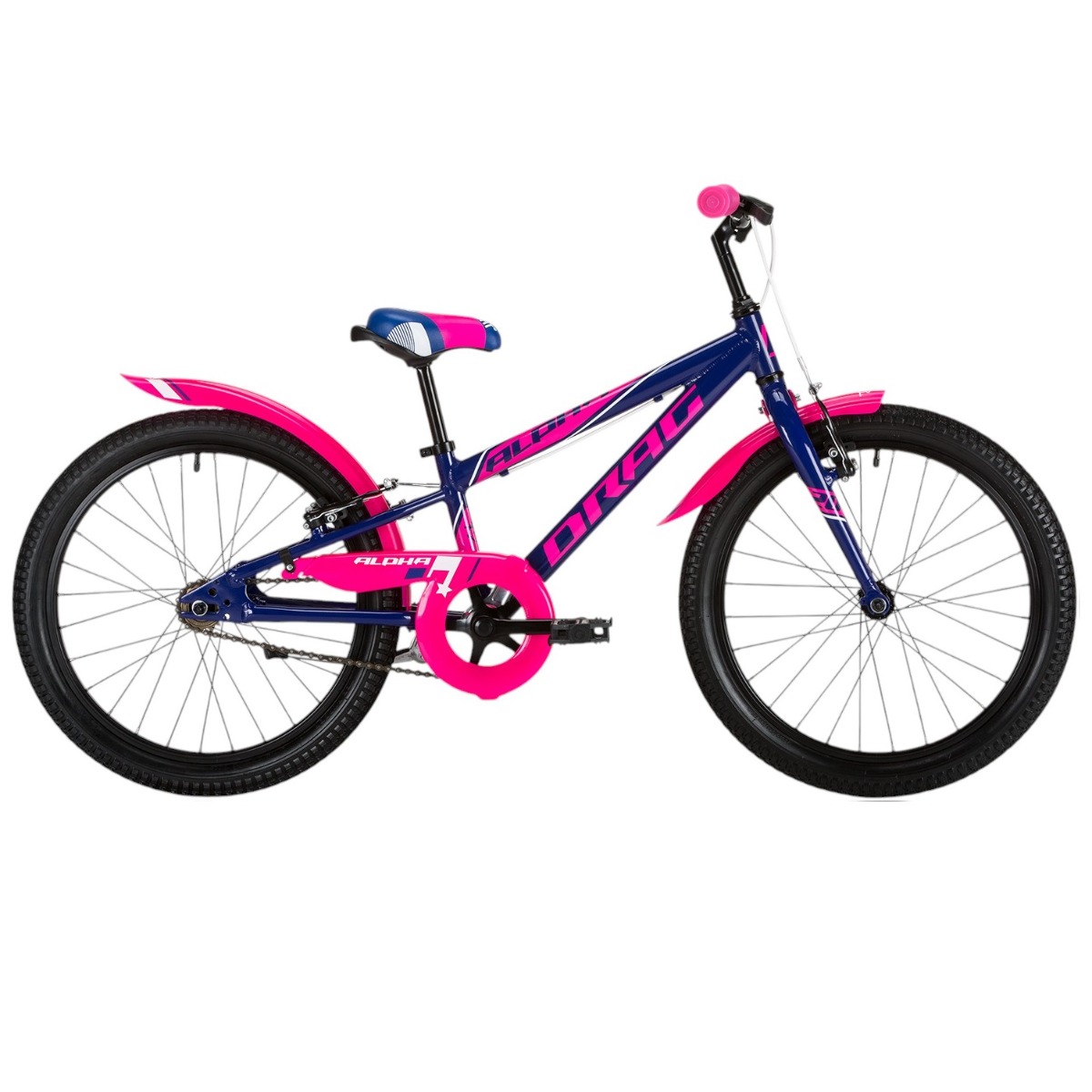 Bicicleta MTB copii Drag Alpha 20" 2025-Albastru/Roz