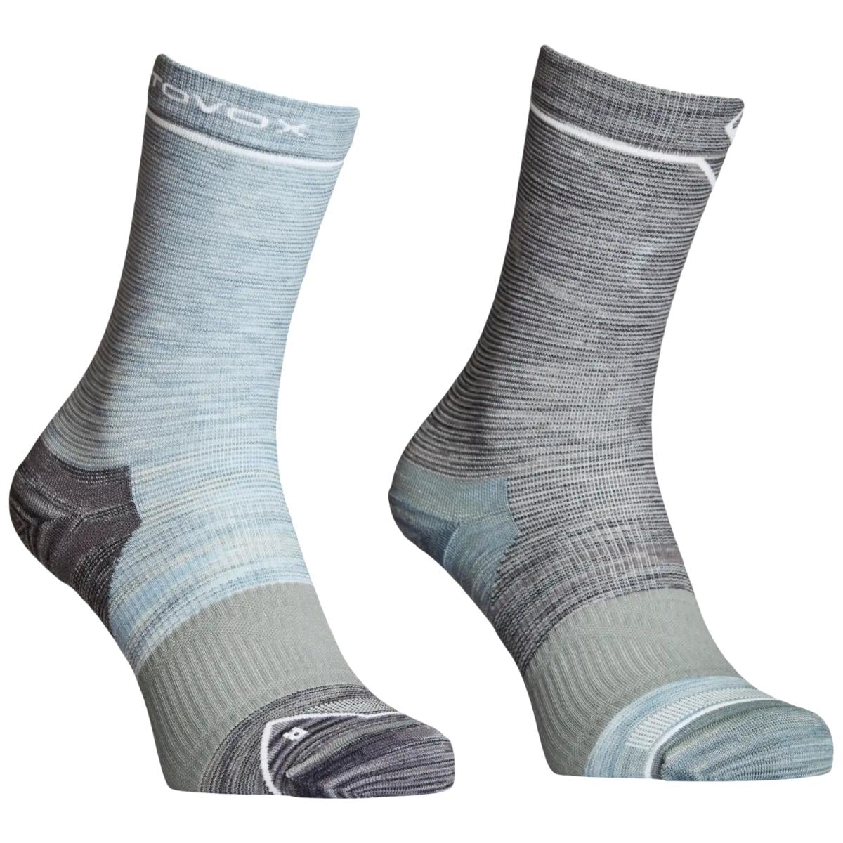 Sosete dama Ortovox Merino Alpine Mid-Gri/Bleu-35-38