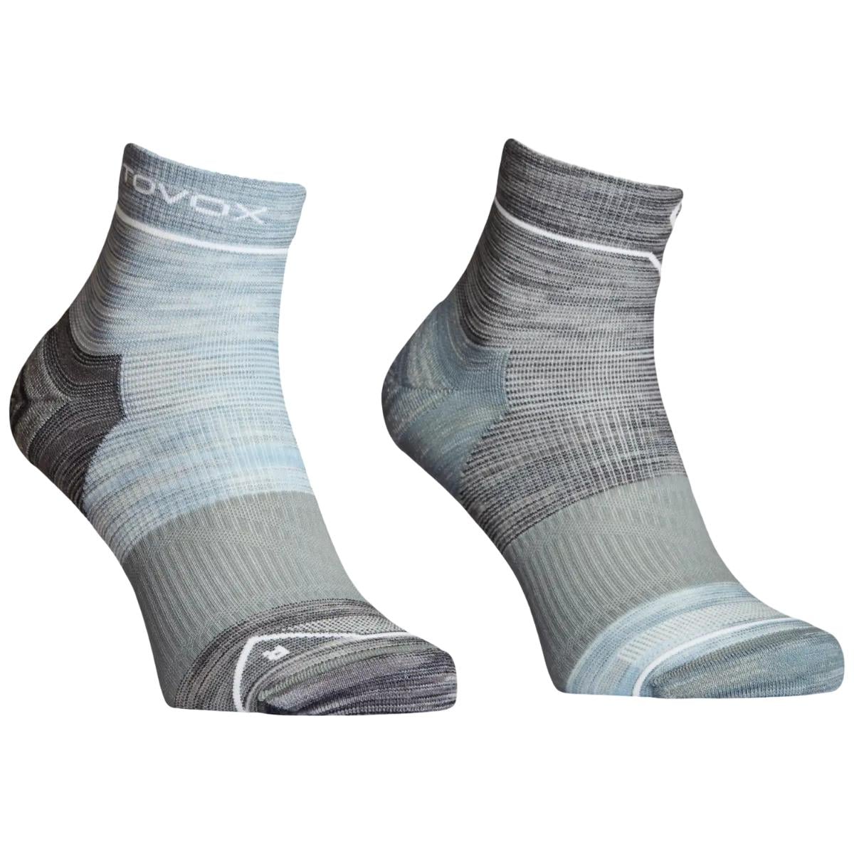 Sosete dama Ortovox Merino Alpine Quarter-Gri/Bleu-35-38