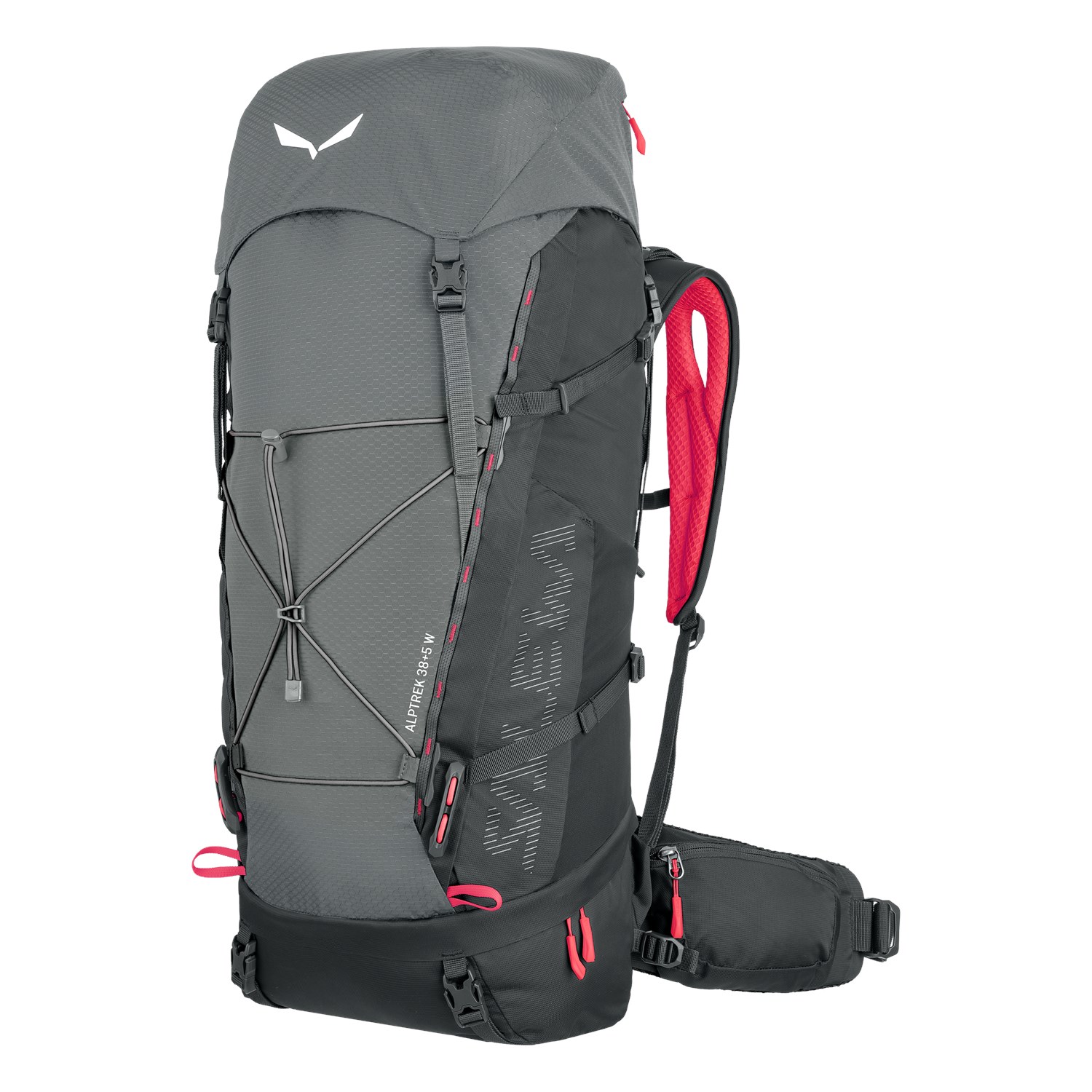 Rucsac dama Salewa Alptrek 38 + 5L-Gri/Negru