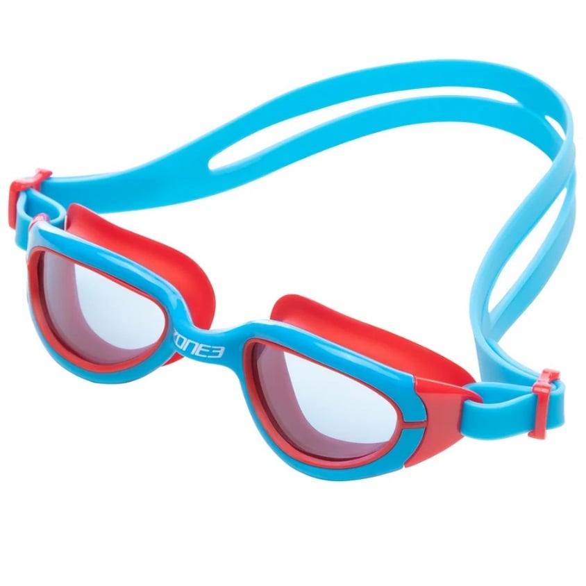 Ochelari inot copii Zone3 Aquahero Triathlon-Albastru/Rosu