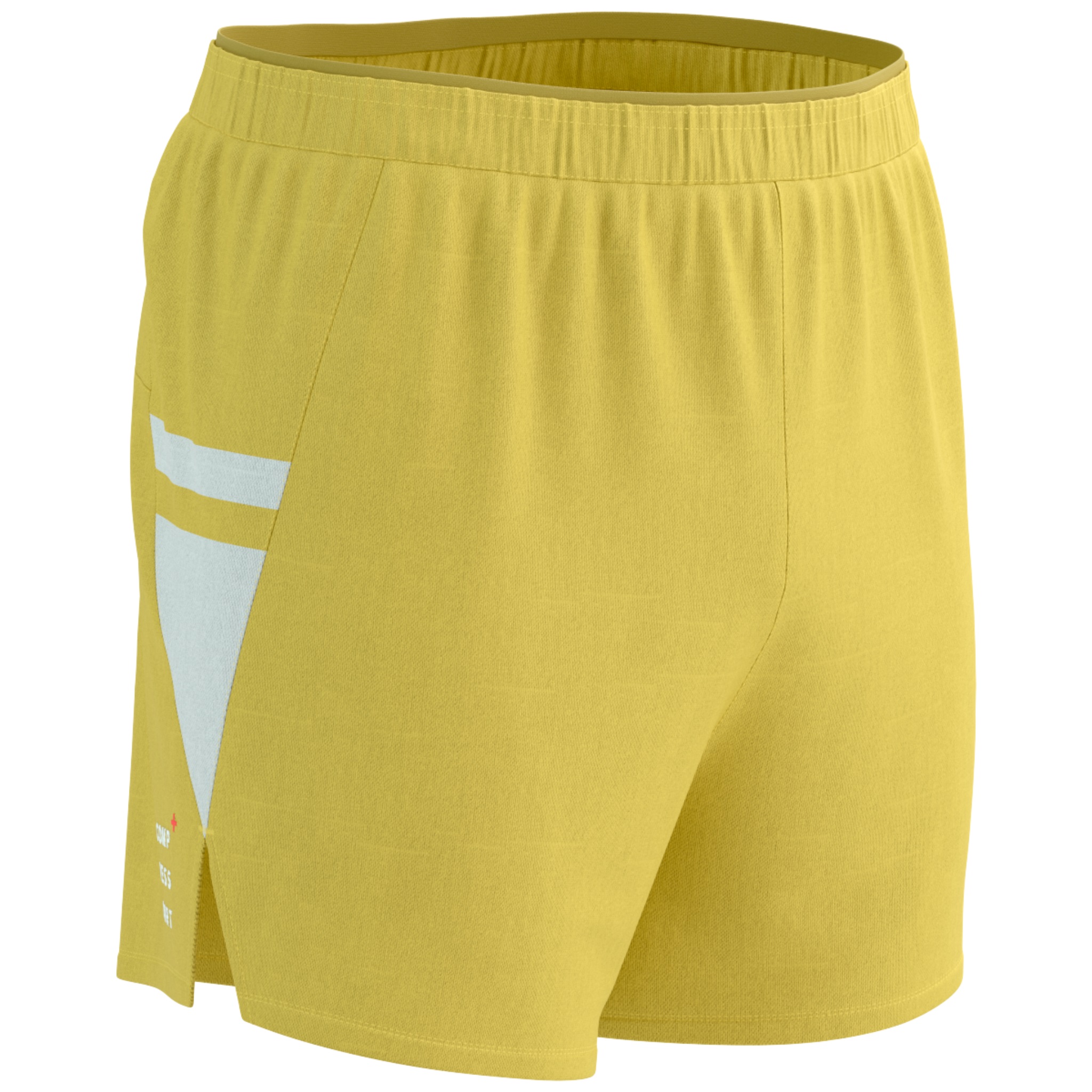 Sort alergare barbati Compressport Performance SS 2026-Galben-S