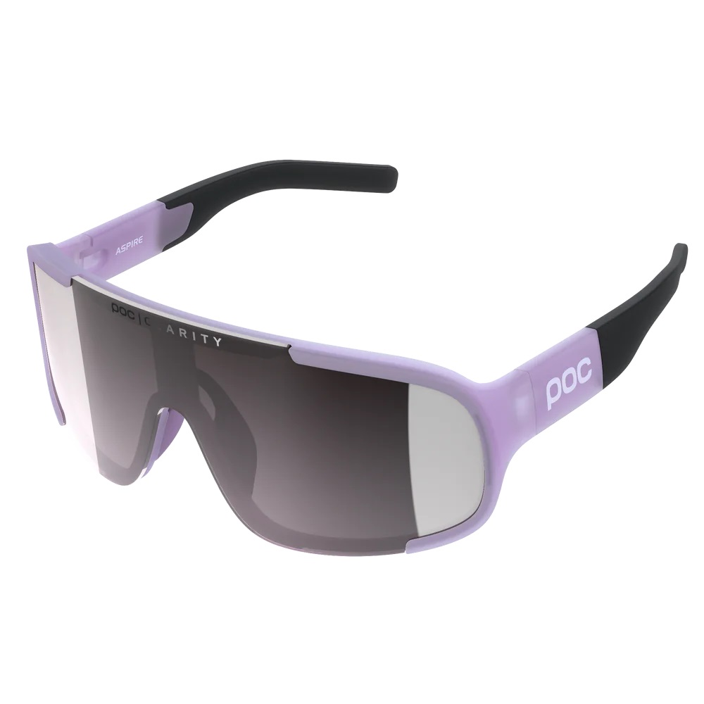 Ochelari de soare ciclism POC Aspire Clarity Violet Silver Mirror