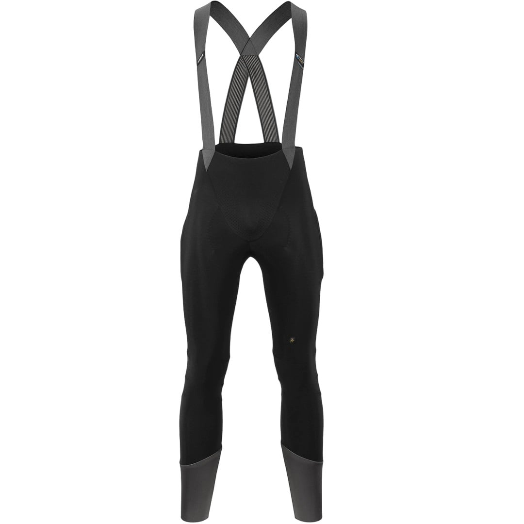 Pantaloni ciclism cu bretele barbati Assos Mille GTO Winter C2-Negru-S